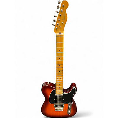 Used Fender Modern Player Telecaster Plus 2 Tone Sunburst Solid Body Electric Guitar