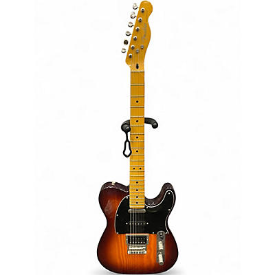 Used Fender Modern Player Telecaster Plus 2 Tone Sunburst Solid Body Electric Guitar