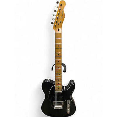 Used Fender Modern Player Telecaster Plus Trans Black Solid Body Electric Guitar