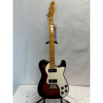 Used Fender Modern Player Telecaster Thinline Deluxe 2 Color Sunburst Hollow Body Electric Guitar