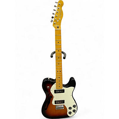 Used Fender Modern Player Telecaster Thinline Deluxe 3 COLOR SUNBURST Hollow Body Electric Guitar