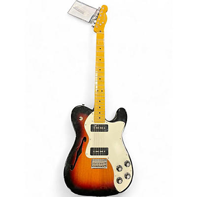 Fender Used Fender Modern Player Telecaster Thinline Deluxe 3 Color Sunburst Hollow Body Electric Guitar