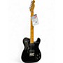 Used Fender Modern Player Telecaster Thinline Deluxe Trans Black Hollow Body Electric Guitar Trans Black