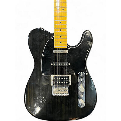Used Fender Modern Player Telecaster Trans Black Solid Body Electric Guitar