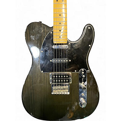 Used Fender Modern Player Telecaster Trans Black Solid Body Electric Guitar
