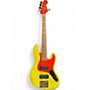 Used Fender MonoNeon Bass V Fluorescent Yellow Electric Bass Guitar Fluorescent Yellow
