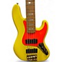 Used Fender MonoNeon Jazz Bass V Fluorescent Yellow Electric Bass Guitar Fluorescent Yellow