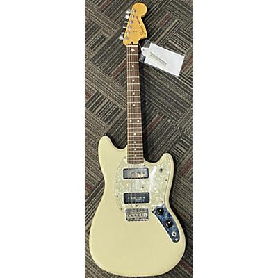 Fender Used Fender Mustang 90 Pearl White Solid Body Electric Guitar