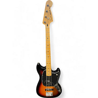 Used Fender Mustang Bass 2 Color Sunburst Electric Bass Guitar