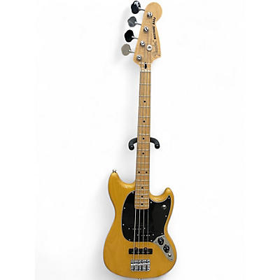 Used Fender Mustang Bass Butterscotch Electric Bass Guitar
