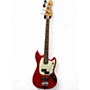 Used Fender Mustang Bass Candy Apple Red Electric Bass Guitar Candy Apple Red