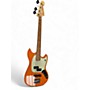 Used Fender Mustang Bass Capri Orange Electric Bass Guitar Capri Orange