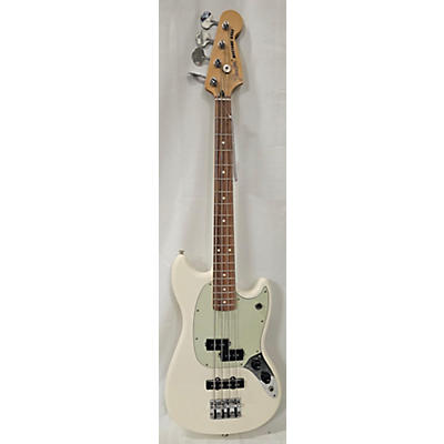 Fender Used Fender Mustang Bass Olympic White Electric Bass Guitar