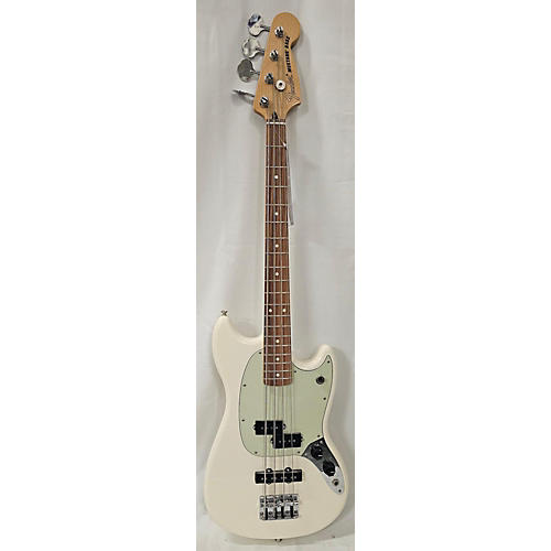 Fender Used Fender Mustang Bass Olympic White Electric Bass Guitar Olympic White