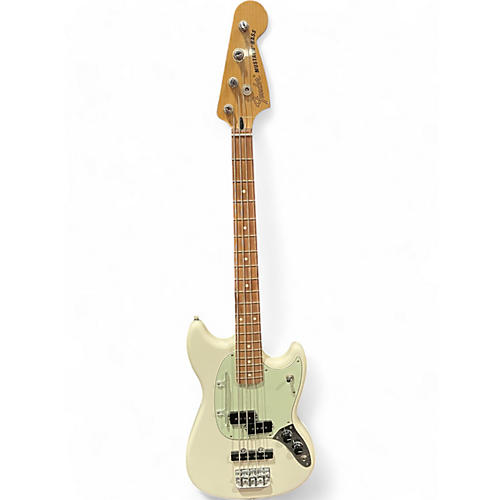 Fender Used Fender Mustang Bass Olympic White Electric Bass Guitar Olympic White