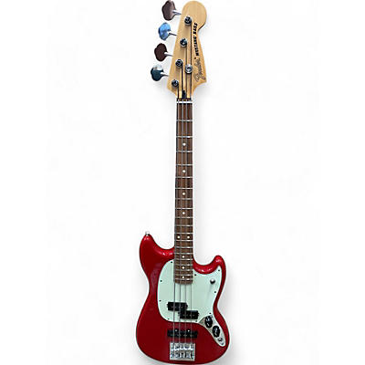 Fender Used Fender Mustang Bass PJ Red Electric Bass Guitar