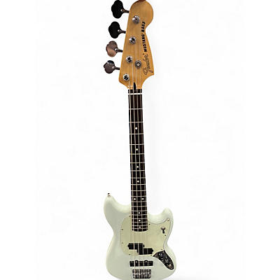Used Fender Mustang Bass Sonic Blue Electric Bass Guitar