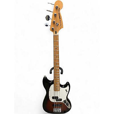 Used Fender Mustang Bass Tobacco Burst Electric Bass Guitar