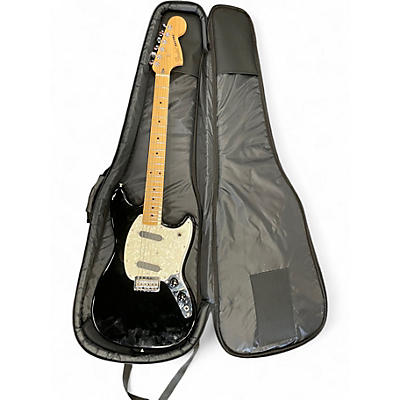 Used Fender Mustang Black Solid Body Electric Guitar
