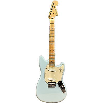 Fender Used Fender Mustang Daphne Blue Solid Body Electric Guitar