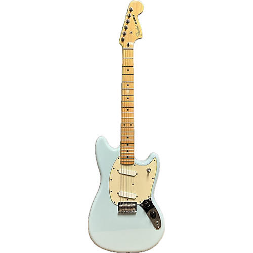 Fender Used Fender Mustang Daphne Blue Solid Body Electric Guitar Daphne Blue