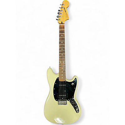 Used Fender Mustang P90 Olympic White Solid Body Electric Guitar