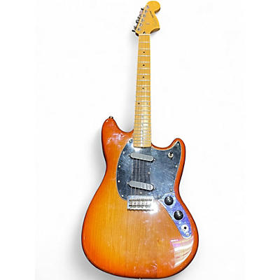 Used Fender Mustang Sienna Sunburst Solid Body Electric Guitar