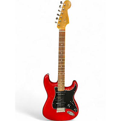 Used Fender NOVENTA STRATOCASTER Crimson Red Trans Solid Body Electric Guitar