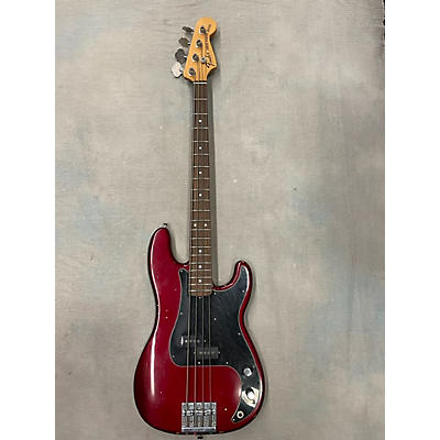 Used Fender Nate Mendel Precision Bass Candy Apple Red Electric Bass Guitar