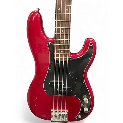 Used Fender Nate Mendel Signature Precision Bass Candy Apple Red Electric Bass Guitar