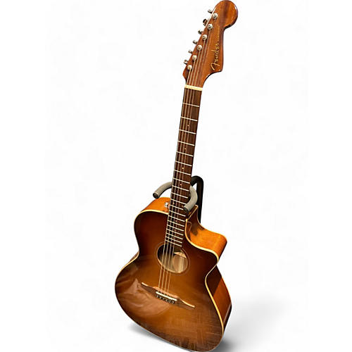 Fender Used Fender Newporter Classic Caramel Burst Acoustic Electric Guitar Caramel Burst