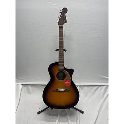 Fender Used Fender Newporter Player 2 Color Sunburst Acoustic Electric Guitar