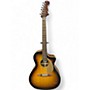 Used Fender Newporter Player 2 Tone Sunburst Acoustic Electric Guitar 2 Tone Sunburst