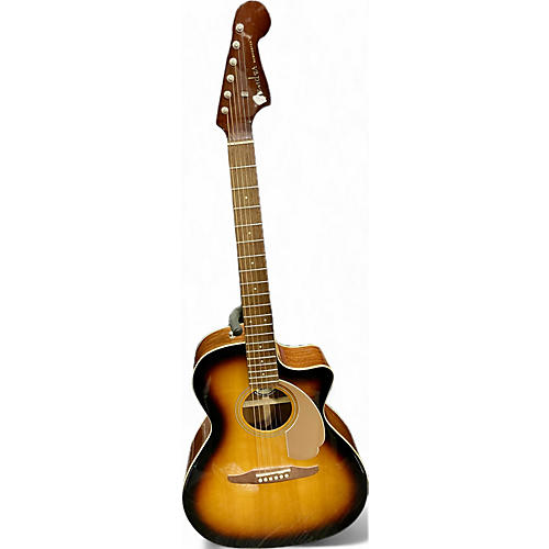 Fender Used Fender Newporter Player 3 Color Sunburst Acoustic Electric Guitar 3 Color Sunburst