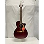 Used Fender Used Fender Newporter Player Burgundy Acoustic Electric Guitar Burgundy