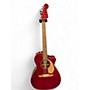 Used Fender Newporter Player Candy Apple Red Acoustic Electric Guitar Candy Apple Red