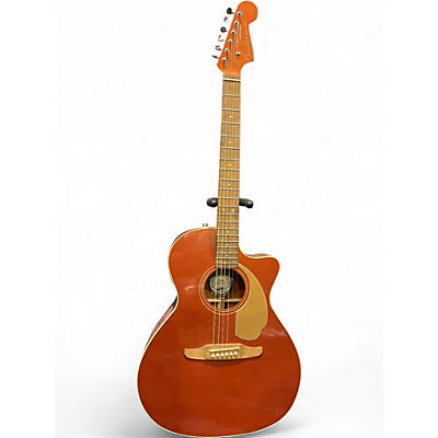Used Fender Newporter Player Copper Acoustic Electric Guitar