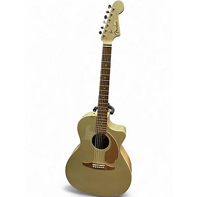 Used Fender Newporter Player GREY Acoustic Electric Guitar