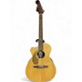Used Fender Newporter Player LEFT HANDED Natural Acoustic Guitar Natural
