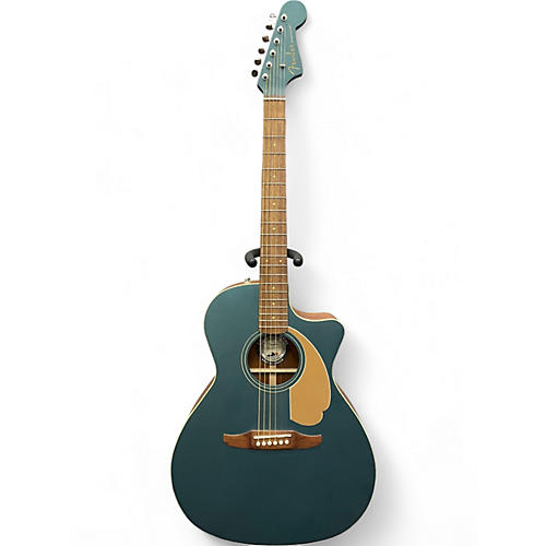 Used Fender Newporter Player Limited-Edition Ocean Teal Acoustic Electric Guitar Limited-Edition Ocean Teal
