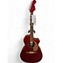 Used Fender Used Fender Newporter Player Midnight Wine Acoustic Electric Guitar Midnight Wine