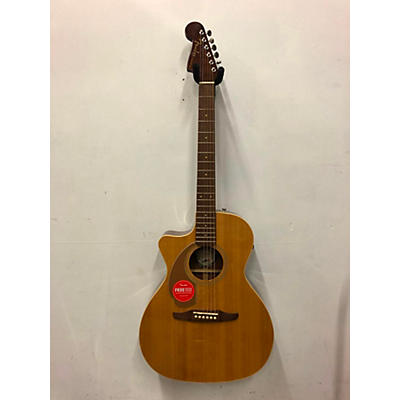 Fender Used Fender Newporter Player Natural Acoustic Electric Guitar