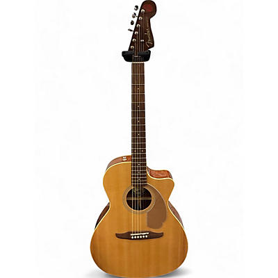 Fender Used Fender Newporter Player Natural Acoustic Electric Guitar