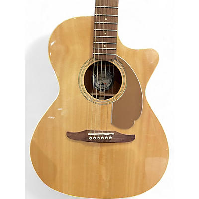 Fender Used Fender Newporter Player Natural Acoustic Electric Guitar