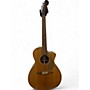 Used Fender Newporter Player Natural Acoustic Electric Guitar Natural