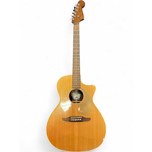 Used Fender Newporter Player Natural Acoustic Electric Guitar Natural