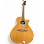Used Fender Newporter Player Natural Acoustic Electric Guitar Natural