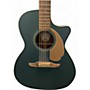 Used Fender Used Fender Newporter Player OCEAN TEAL Acoustic Electric Guitar OCEAN TEAL