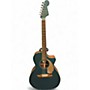Used Fender Newporter Player OCEAN TEAL Acoustic Electric Guitar OCEAN TEAL