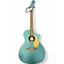 Used Fender Newporter Player OCEAN TEAL Acoustic Electric Guitar OCEAN TEAL